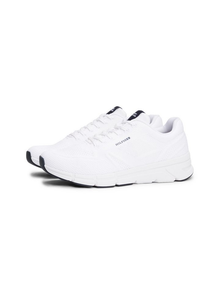 Tommy Hilfiger MODERN COMFORT RUN KNIT Sneaker, Freizeitschuh, Halbschuh, Schnürer mit weich gepolstertem Schaftrand