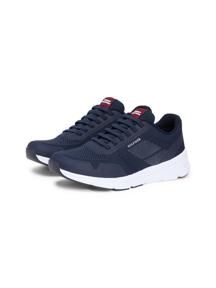 Tommy Hilfiger MODERN COMFORT RUN TECH KNIT Sneaker, Freizeitschuh, Halbschuh, Schnürschuh mit seitlichem Logo