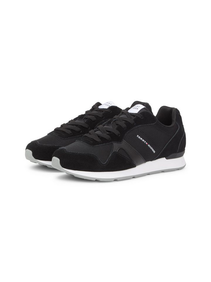 Tommy Hilfiger RUNNER ICON MIX Sneaker, Freizeitschuh, Halbschuh, Schnürschuh mit seitlichem Logoschriftzug