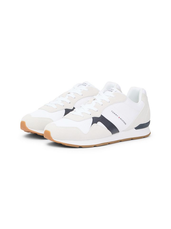 Tommy Hilfiger RUNNER ICON MIX Sneaker, Freizeitschuh, Halbschuh, Schnürschuh mit seitlichem Logoschriftzug