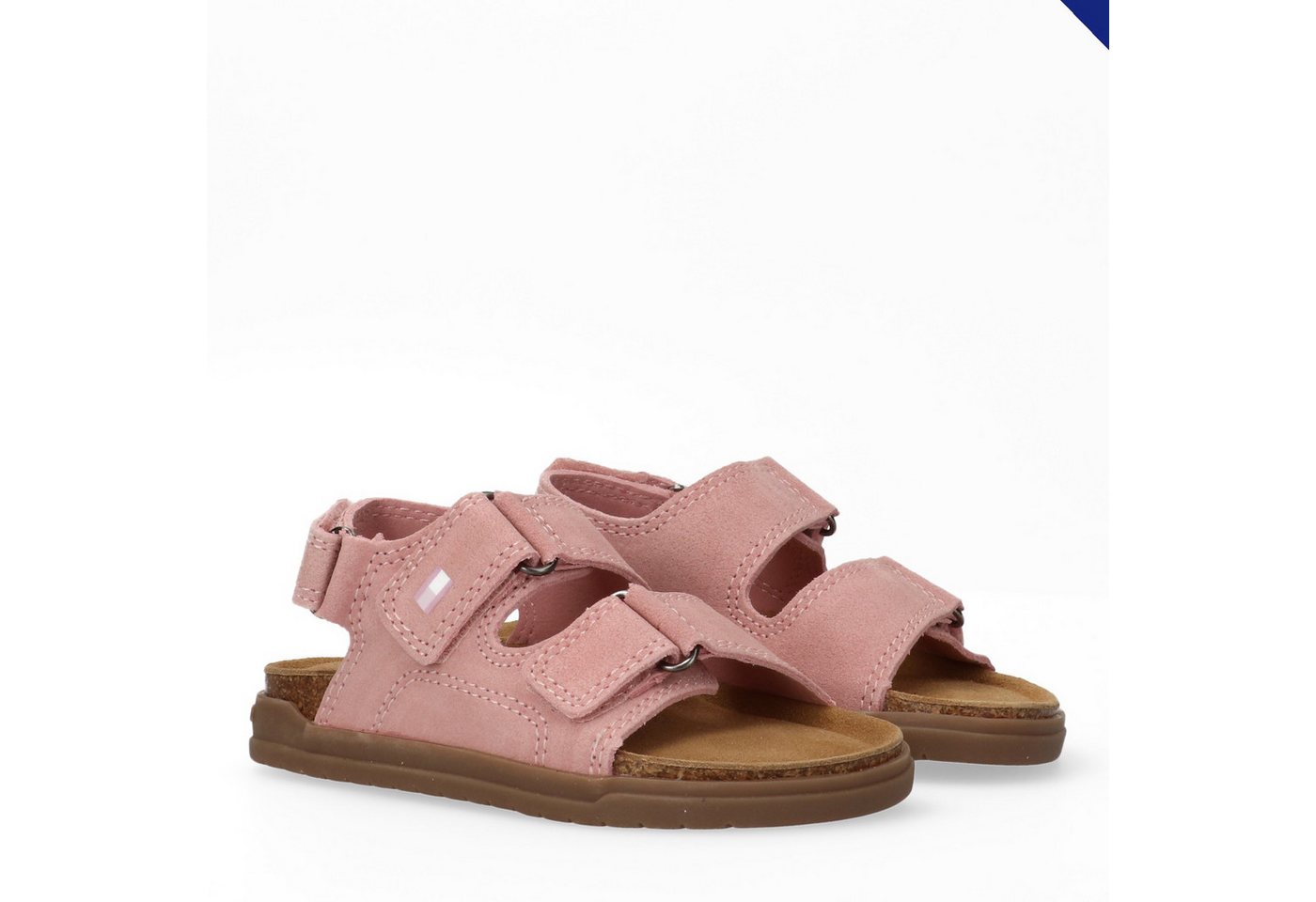 Tommy Hilfiger Sandale Barfußschuh, Sommerschuh mit praktischen Klettverschlüssen