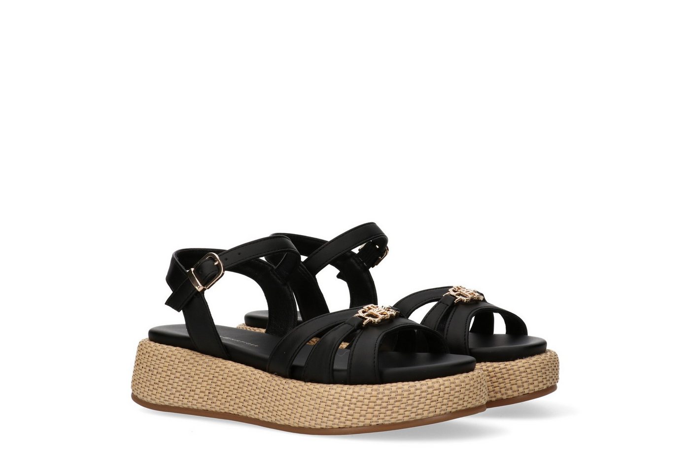 Tommy Hilfiger Sandale, Plateau, Sommerschuh, Wedge Sandale mit Schnallenverschluss