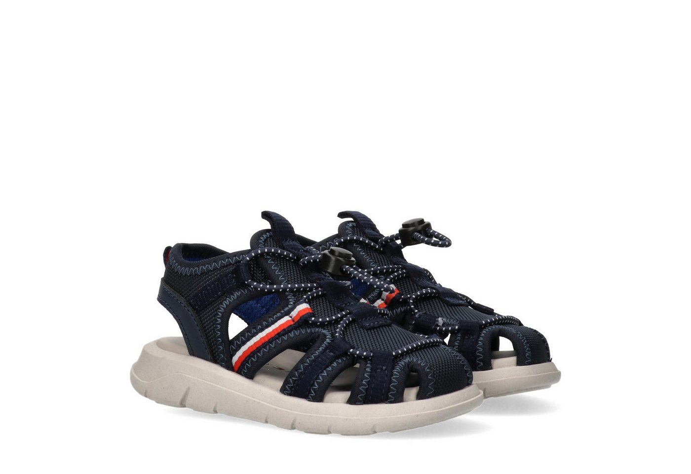 Tommy Hilfiger Sandale Trekking Schuh, Sommerschuh mit praktischem Schnellverschluss
