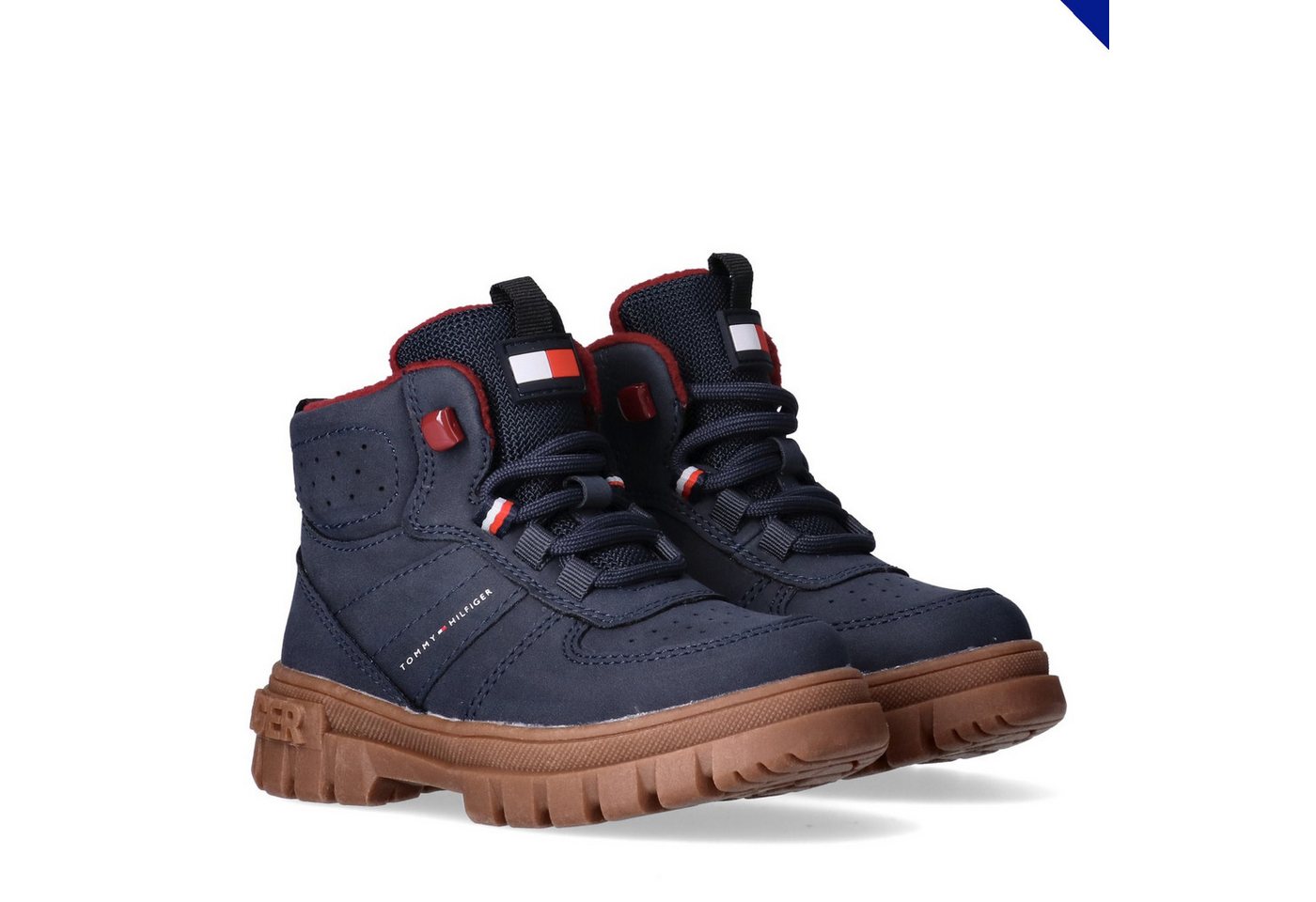 Tommy Hilfiger Schnürboots Winterboots, Stiefel mit Profilsohle