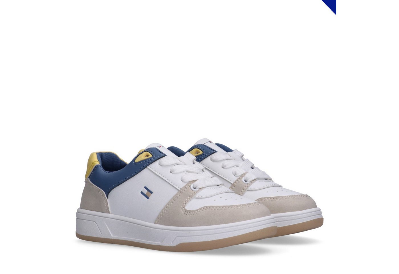 Tommy Hilfiger Sneaker Basket Sneaker, Halbschuh, Schnürschuh im Retro Look