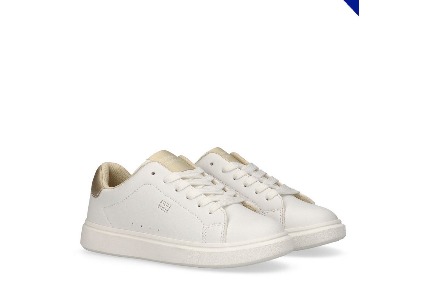 Tommy Hilfiger Sneaker Freizeitschuh, Halbschuh, Schnürer mit Kontrastbesatz