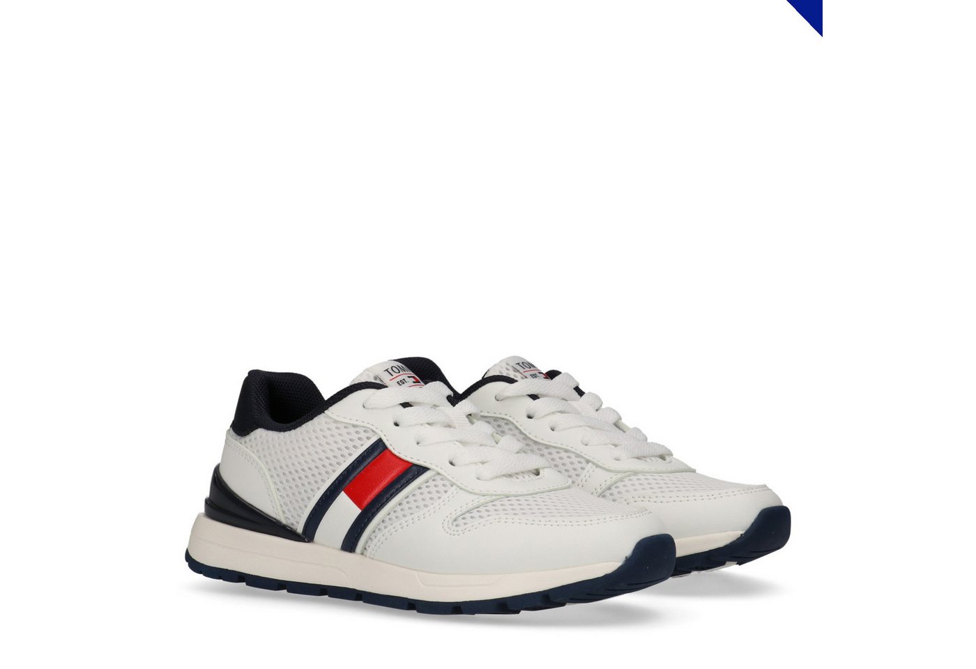 Tommy Hilfiger Sneaker Freizeitschuh, Halbschuh, Schnürschuh mit Logoverzierung