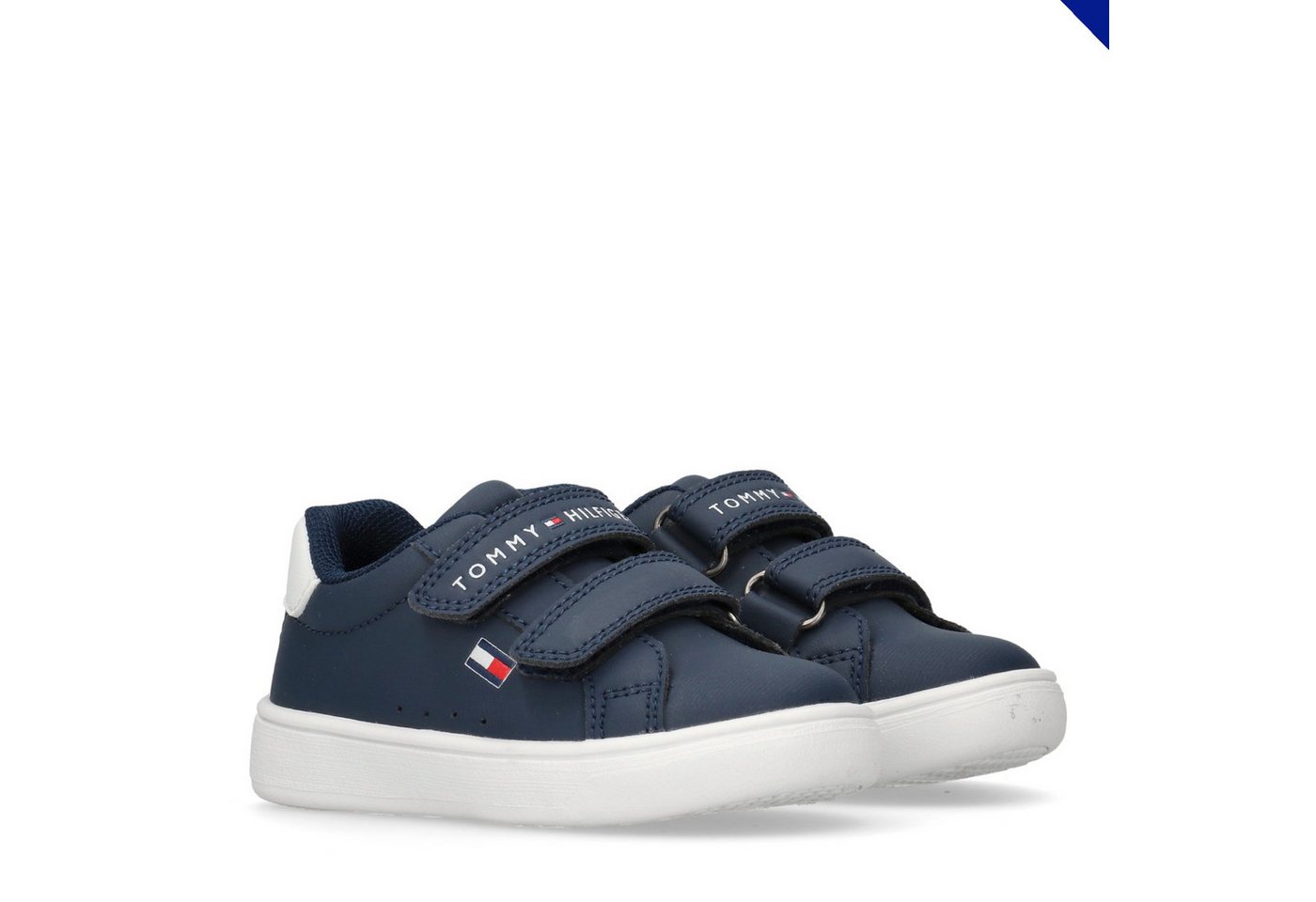 Tommy Hilfiger Sneaker Klettschuh, Freizeitschuh mit Logoverzierung