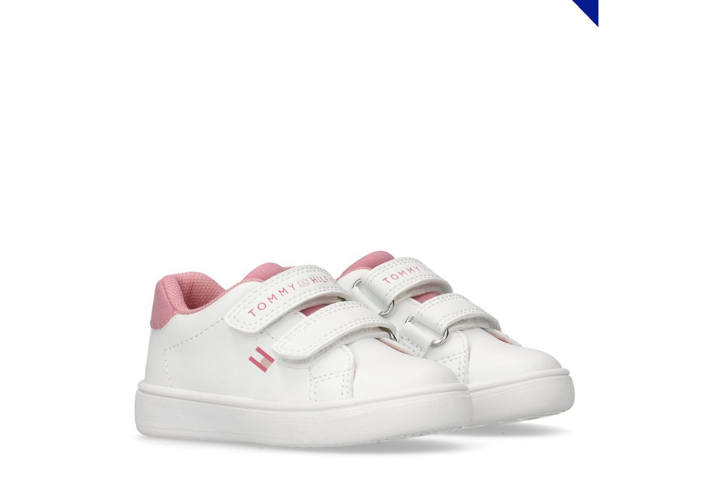 Tommy Hilfiger Sneaker Klettschuh, Freizeitschuh mit Logoverzierung