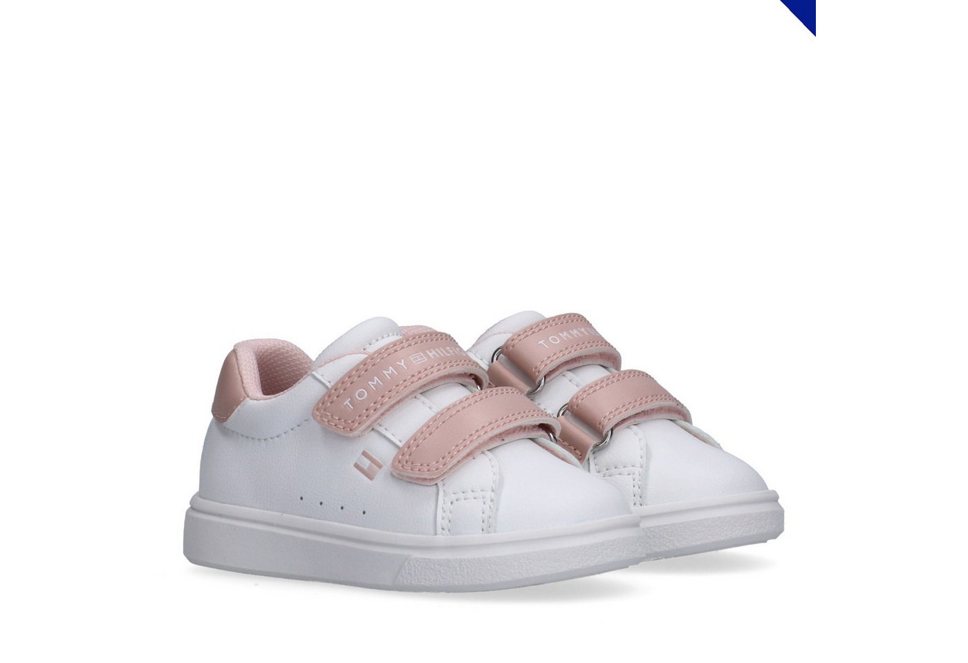 Tommy Hilfiger Sneaker Klettschuh, Halbschuh, Freizeitschuh mit Logoverzierung