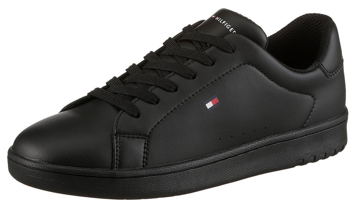 Tommy Hilfiger Sneaker Konfirmationsschuh, Kommunionsschuh mit Logoverzierung (schwarz)