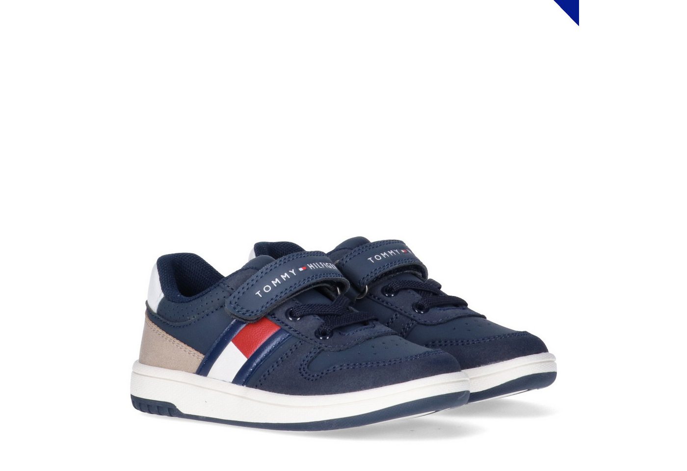 Tommy Hilfiger Sneaker Retro Sneaker, Klettschuh mit Gummizug