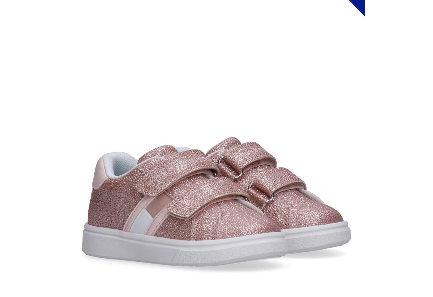 Tommy Hilfiger Sneaker Schlupfschuh Klettschuh, Mädchenschuh mit allover Glitzer