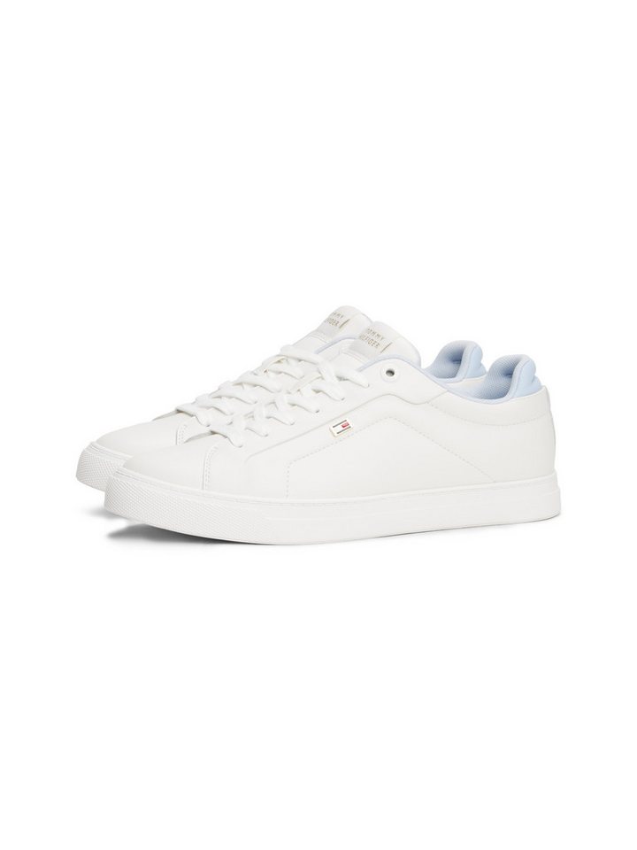 Tommy Hilfiger SPORTY SNEAKER Plateausneaker, Freizeitschuh, Halbschuh, Schnürschuh mit Logoflaggen-Emblem