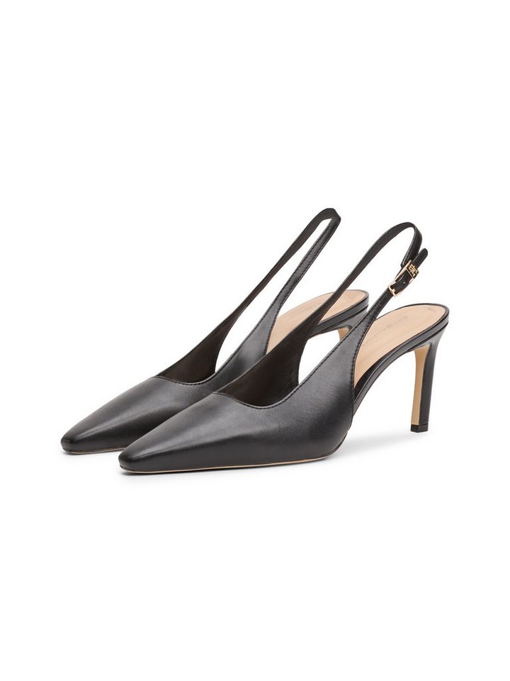 Tommy Hilfiger SQUARED TOE HIGH HEEL SLINGBACK Slingpumps, Stilettoabsatz, Abendschuh, Festtagsschuh in spitz zulaufender Form