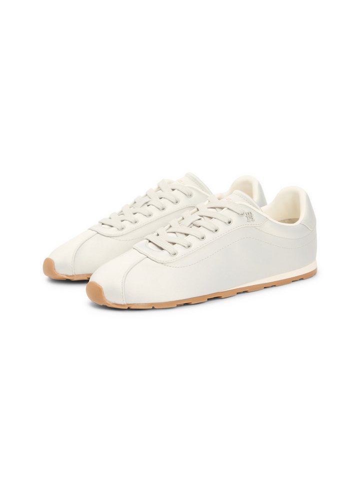 Tommy Hilfiger TH BELLA LOW RUNNER SATIN Sneaker Freizeitschuh, Halbschuh, Schnürer mit seitlichem TH-Logo