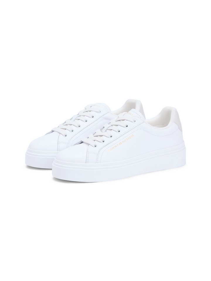 Tommy Hilfiger TH CHIC CUPSOLE PLATFORM Plateausneaker Freizeitschuh, Halbschuh, Schnürschuh mit Ziernähten