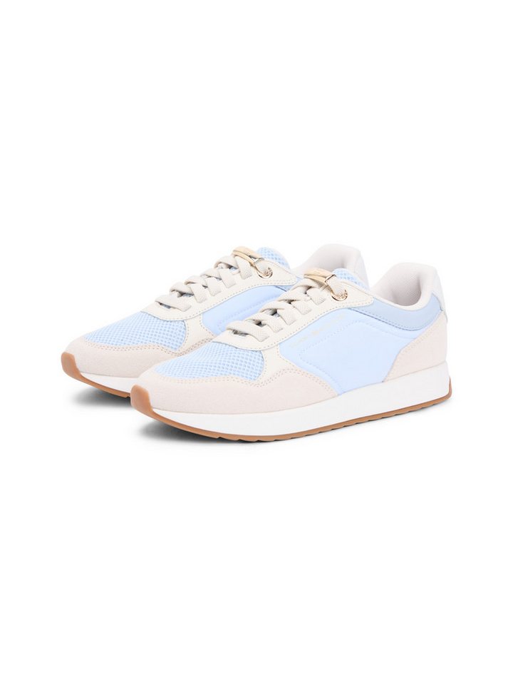 Tommy Hilfiger TH CHIC EVA RUNNER MESH Plateausneaker Freizeitschuh, Halbschuh, Slipper mit elastischen Schnürsenkeln