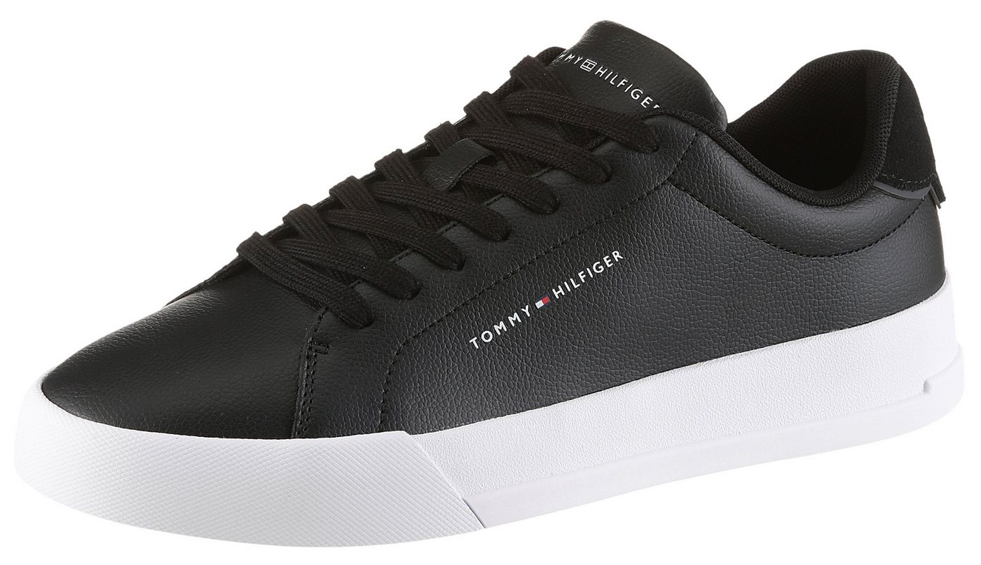Tommy Hilfiger TH COURT CORE Sneaker, Freizeitschuh, Halbschuh, Schnürschuh, weich gepolstertem Schaftrand