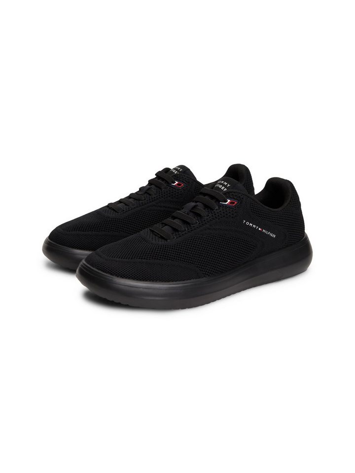 Tommy Hilfiger TH MODERN LIGHTCUP KNIT Sneaker Freizeitschuh, Halbschuh, Schnürschuh mit Logoschriftzügen