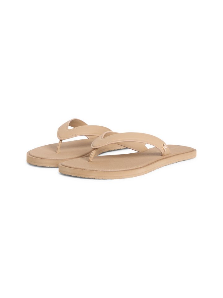 Tommy Hilfiger TH SCANDI PREMIUM SUMMER SANDAL Zehentrenner Strandschuh, Pool Slides, Dianette, Flat mit Logo-Emblem