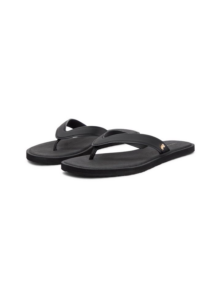 Tommy Hilfiger TH SCANDI PREMIUM SUMMER SANDAL Zehentrenner Strandschuh, Pool Slides, Dianette, Flat mit Logo-Emblem