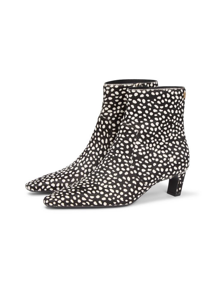 Tommy Hilfiger TH SNOW LEOPARD BOOT Stiefelette, Trichterabsatz, Businesschuh in spitz zulaufender Form