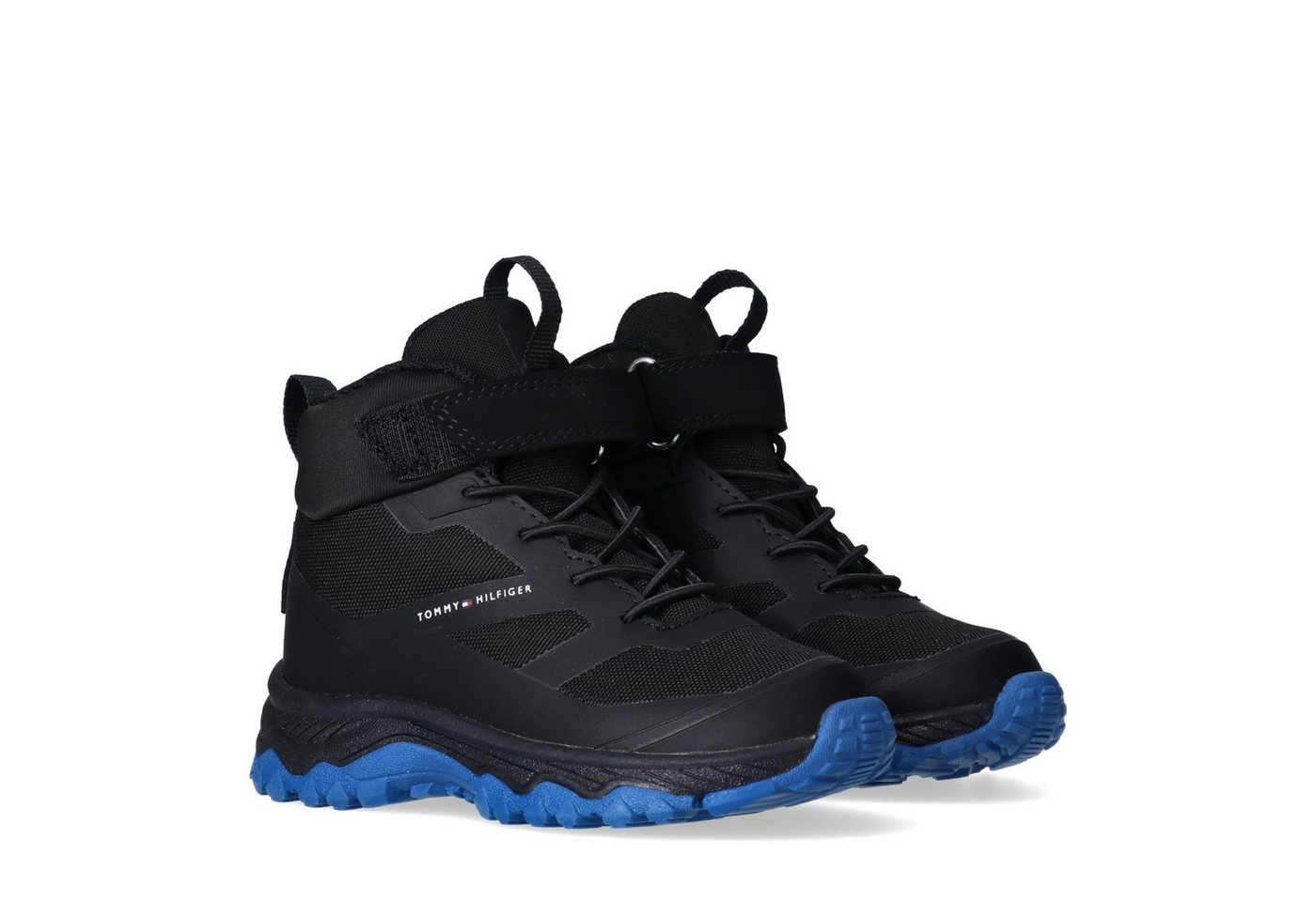 Tommy Hilfiger Winterboots Trekkingschuh, Schnürboots mit Klettriegel