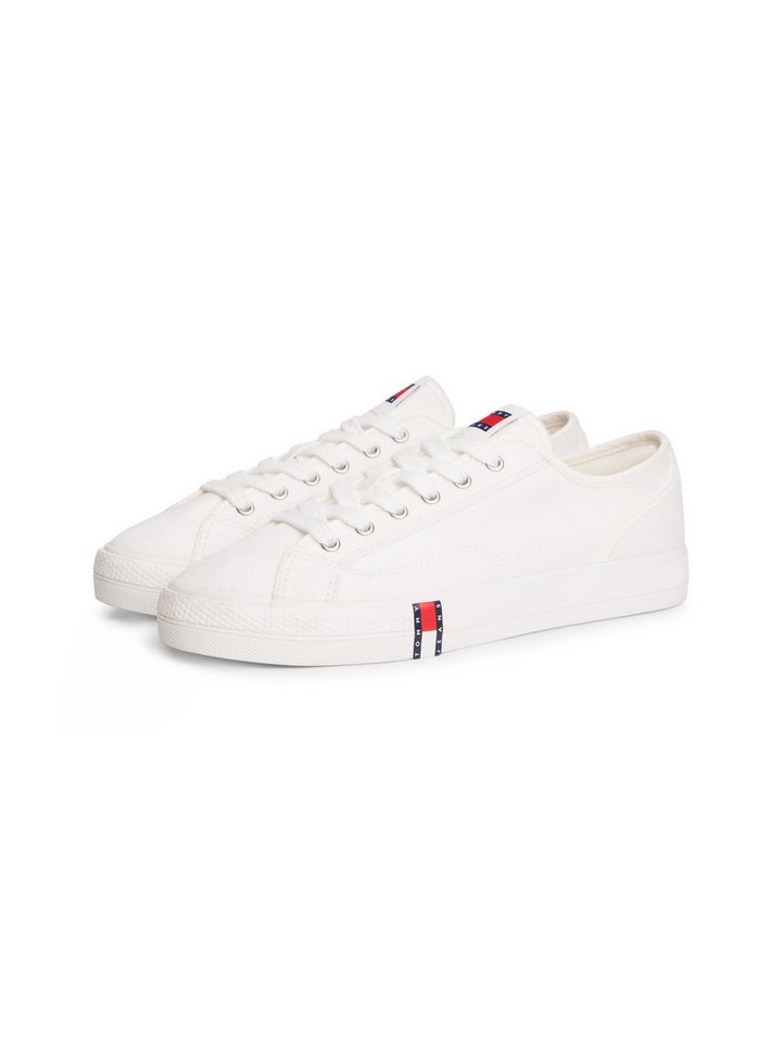 Tommy Jeans ARCHIVE Y2K Plateausneaker Freizeitschuh, Halbschuh, Schnürer im Retro-Look mit Label im Plateau (weiß)