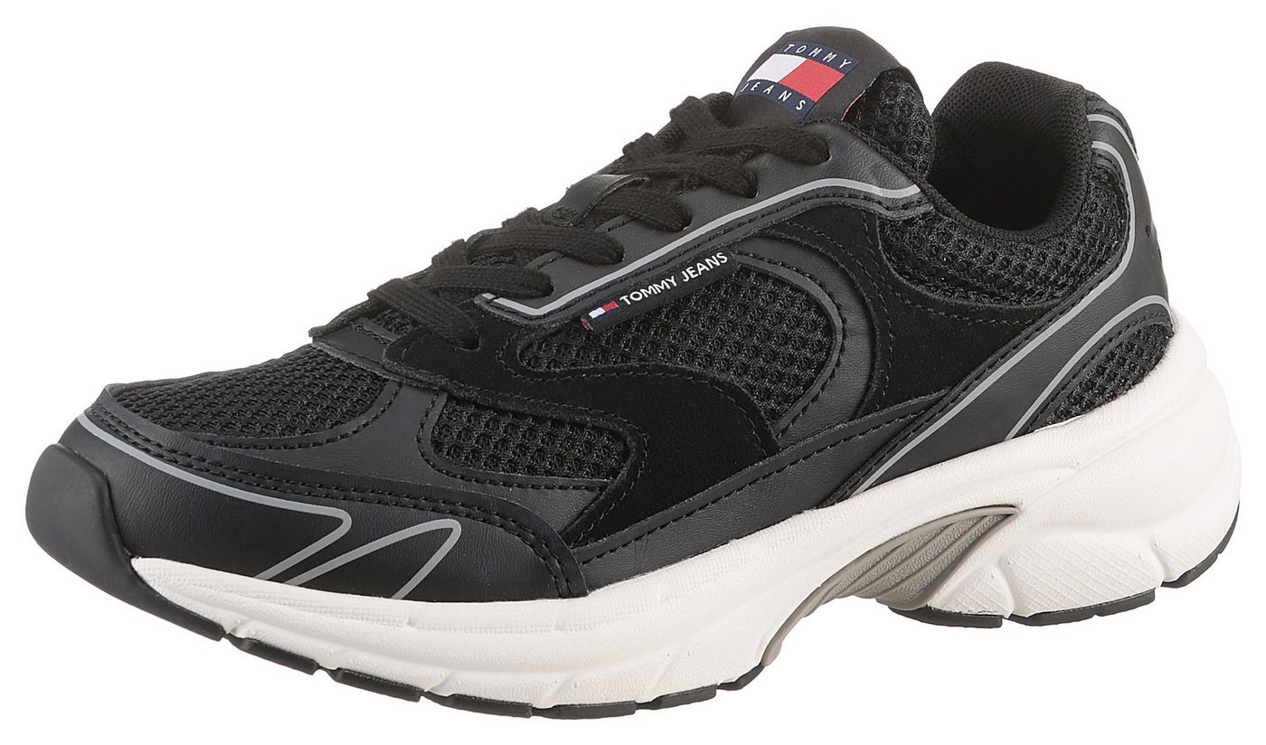 Tommy Jeans THE CONEY Keilsneaker, Plateau, Freizeitschuh, Halbschuh, Schnürschuh mit Kontrastnähten