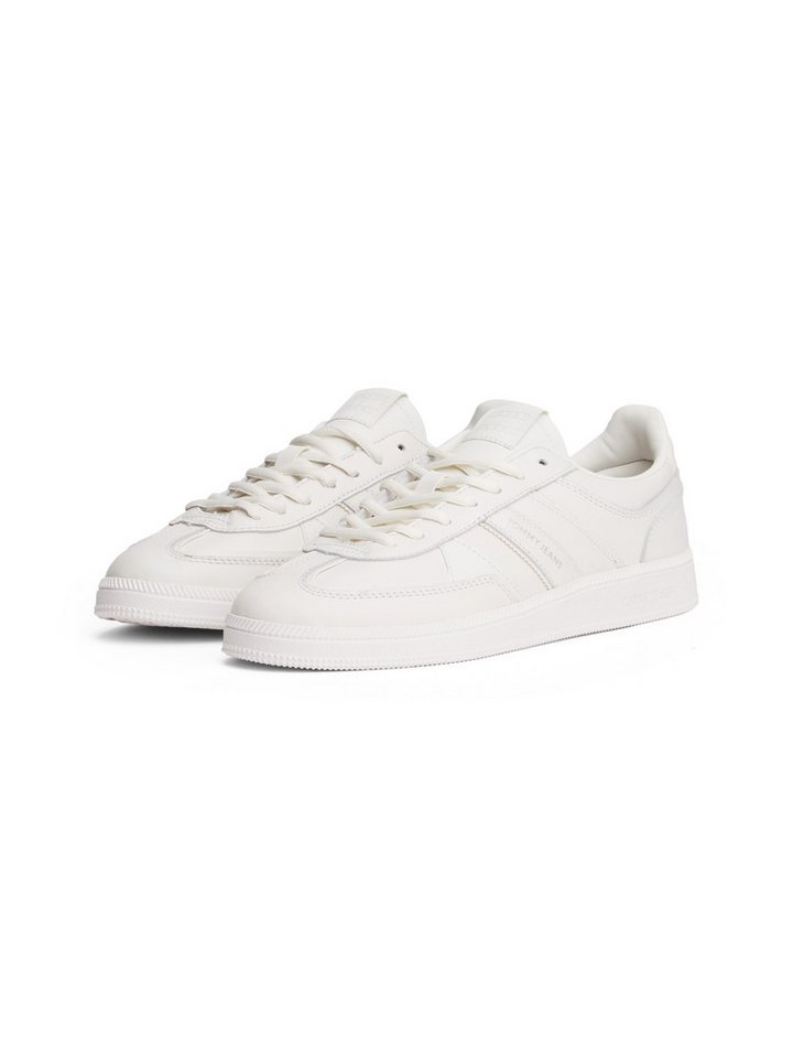 Tommy Jeans THE GREENWICH EDGE FULL LEATHER Sneaker, Freizeitschuh, Halbschuh, Schnürschuh im Basket-Style