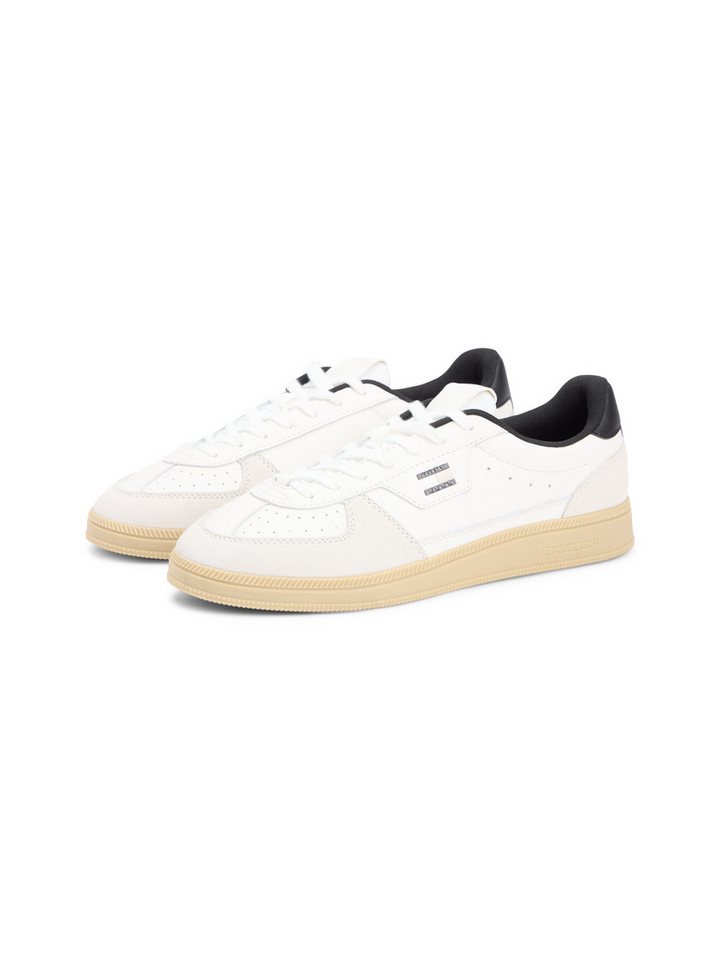 Tommy Jeans THE GREENWICH EDGE M LEATHER Sneaker Freizeitschuh, Halbschuh, Schnürschuh mit Lochmuster