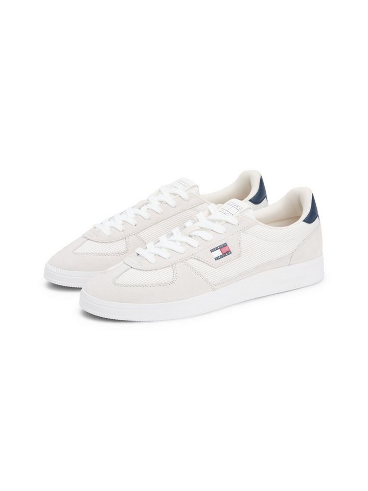 Tommy Jeans THE GREENWICH EDGE MIX MATERIAL Sneaker Freizeitschuh, Schnürer, Halbschuh im angesagten Retro-Look