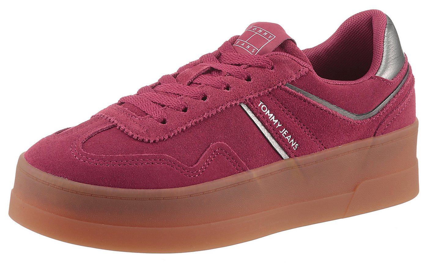 Tommy Jeans THE GREENWICH FLATFORM ELEVATED Plateausneaker, Schnürschuh, Freitzeitschuh, Halbschuh mit Logo-Aufnäher