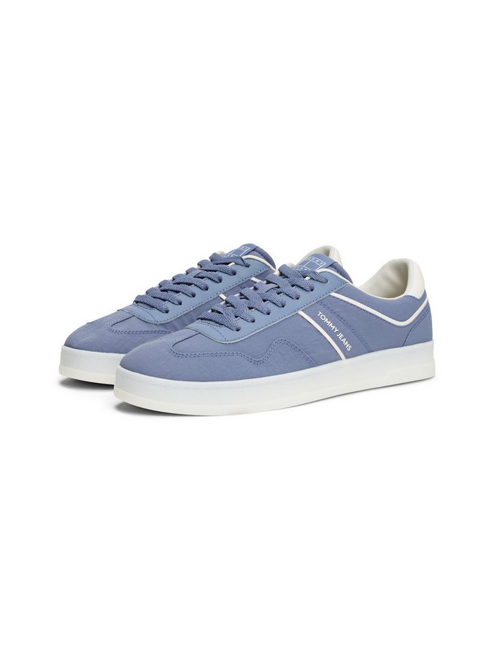Tommy Jeans THE GREENWICH MIX MEDIA Sneaker, Freizeitschuh, Halbschuh, Schnürer mit Logo an der Schuhzunge
