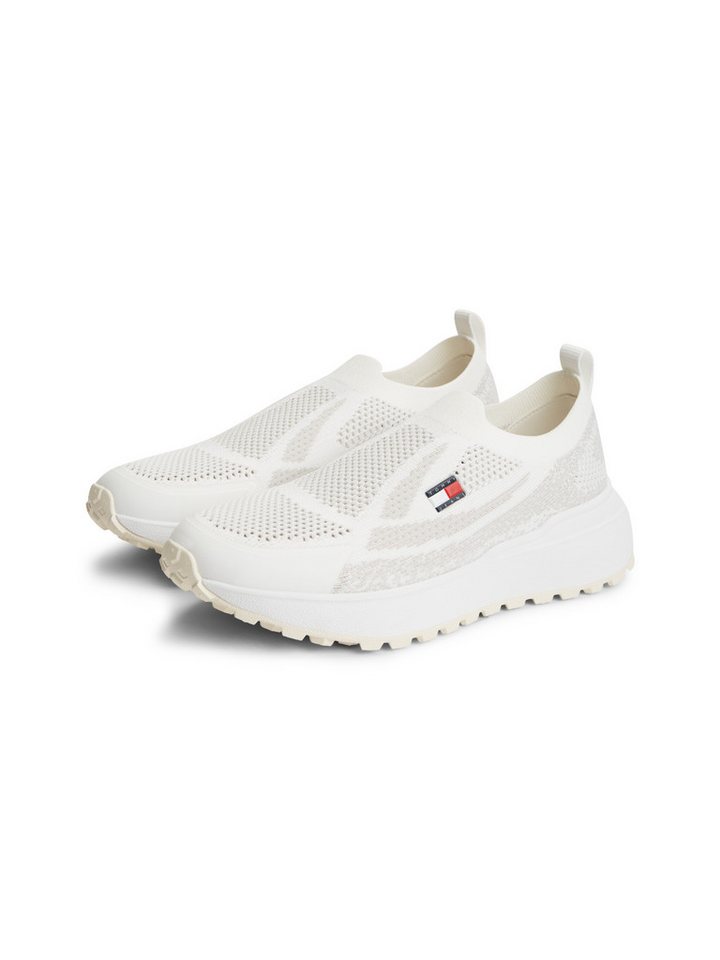 Tommy Jeans TJ KNIT RUNNER Slip-On Sneaker Slipper, Halbschuh, Freizeitschuh, zum Schlupfen