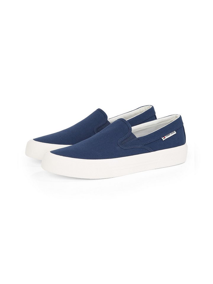 Tommy Jeans TJM SLIP ON CANVAS COLOR Slip-On Sneaker, Freizeitschuh, Halbschuh, Slipper mit Stretcheinsätzen