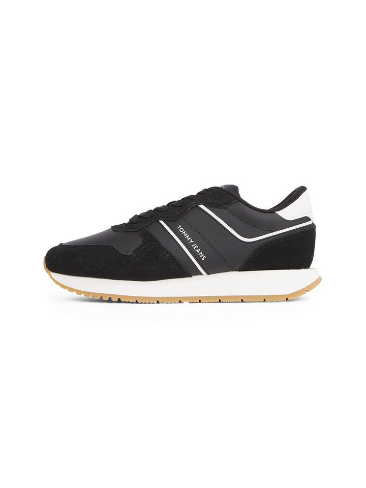 Tommy Jeans TJW EVA RETRO RUNNER Plateausneaker, Freizeitschuh, Halbschuh, Schnürschuh mit gepolstertem Schaftrand