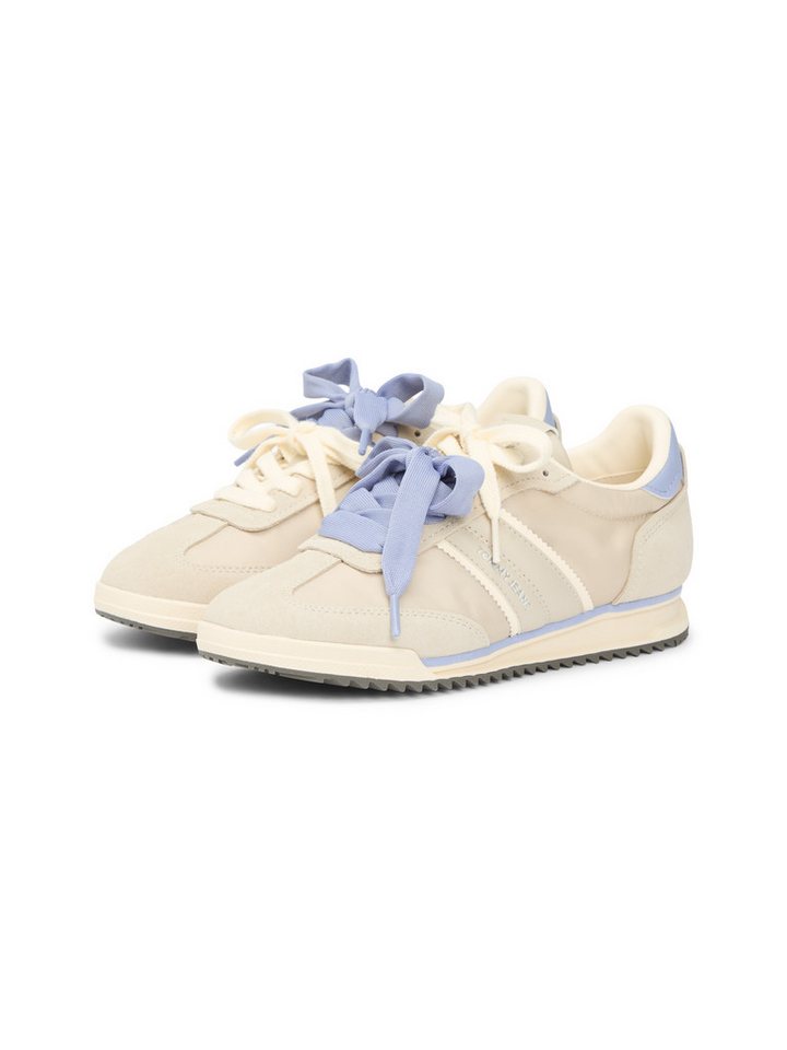 Tommy Jeans TJW LOW PROFILE RUNNER Keilsneaker, Freizeitschuh, Schnürschuh, Halbschuh mit Kontrastbesatz