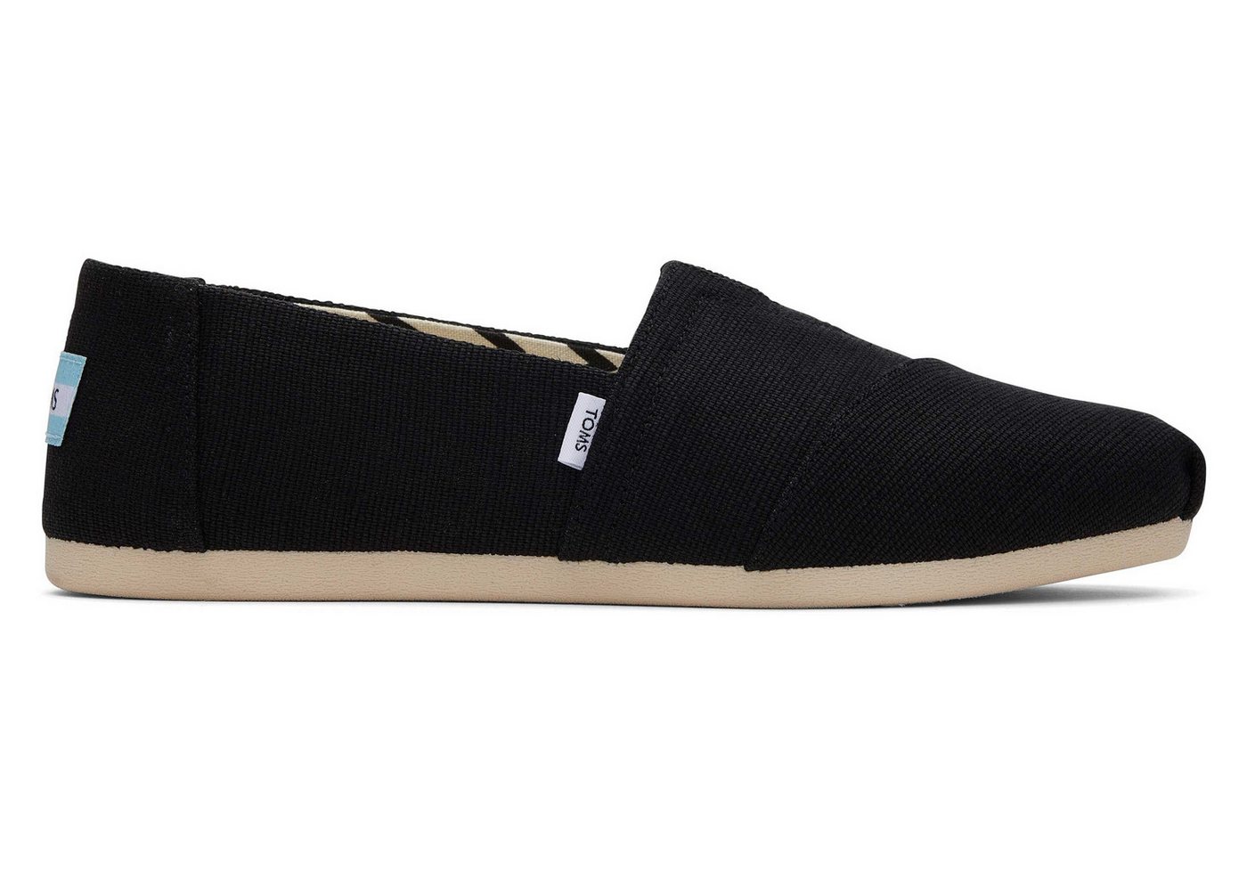 TOMS Alpargata aus Heritage-Canvas Schwarz Espadrille