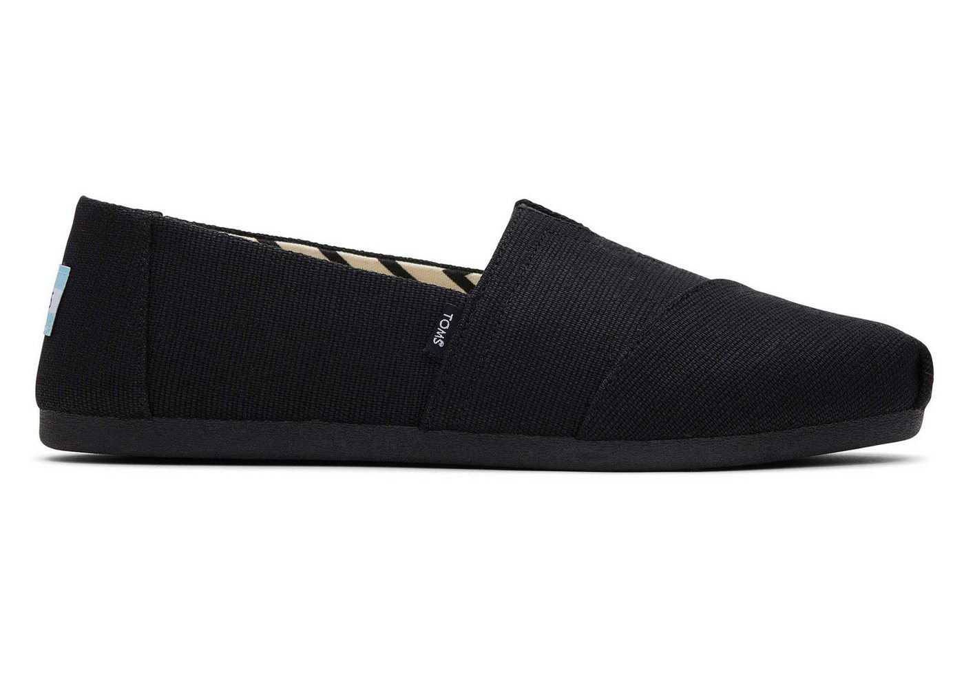 TOMS Alpargata aus Heritage-Canvas Schwarz Hausschuh
