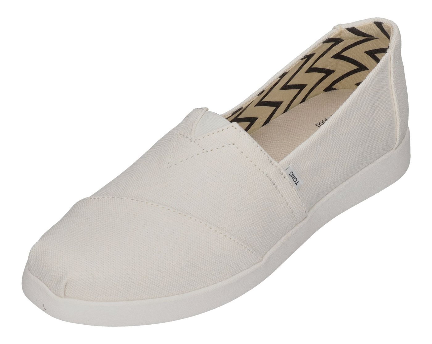 TOMS ALPARGATA PLUS Espadrille White Recycled Cotton
