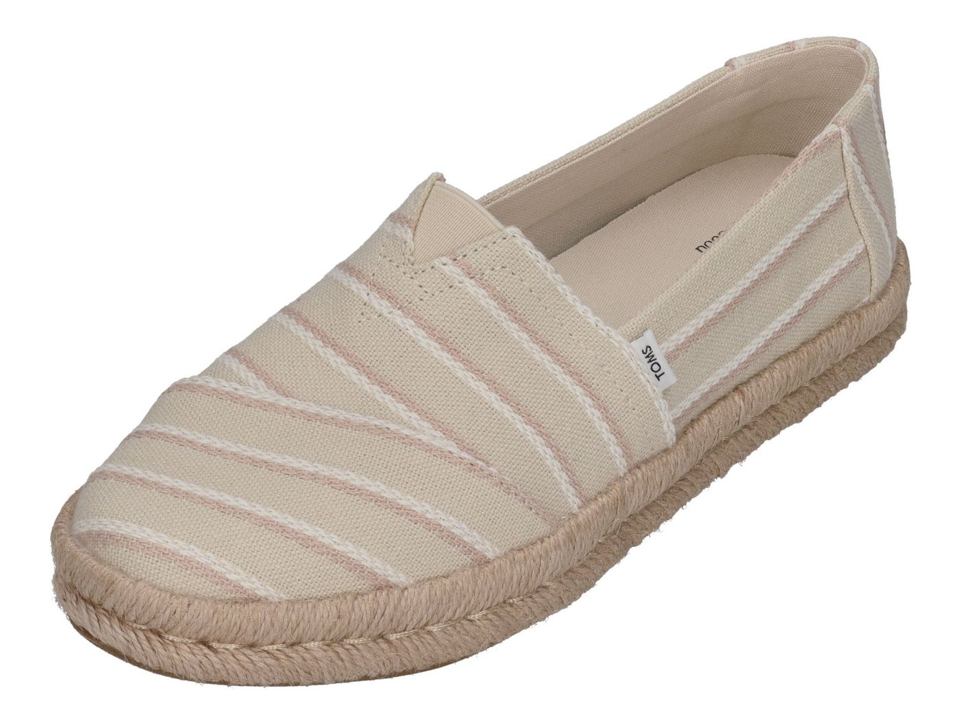 TOMS ALPARGATA ROPE 2.0 Espadrille Natural Woven Stripes