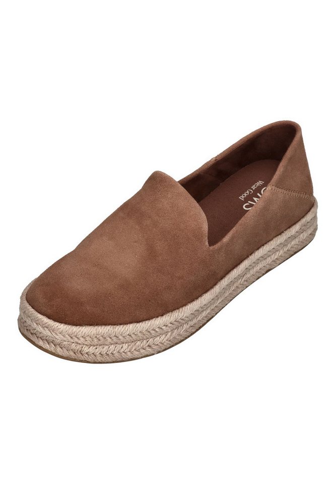 TOMS CAROLINA Espadrille Brown Sugar Suede