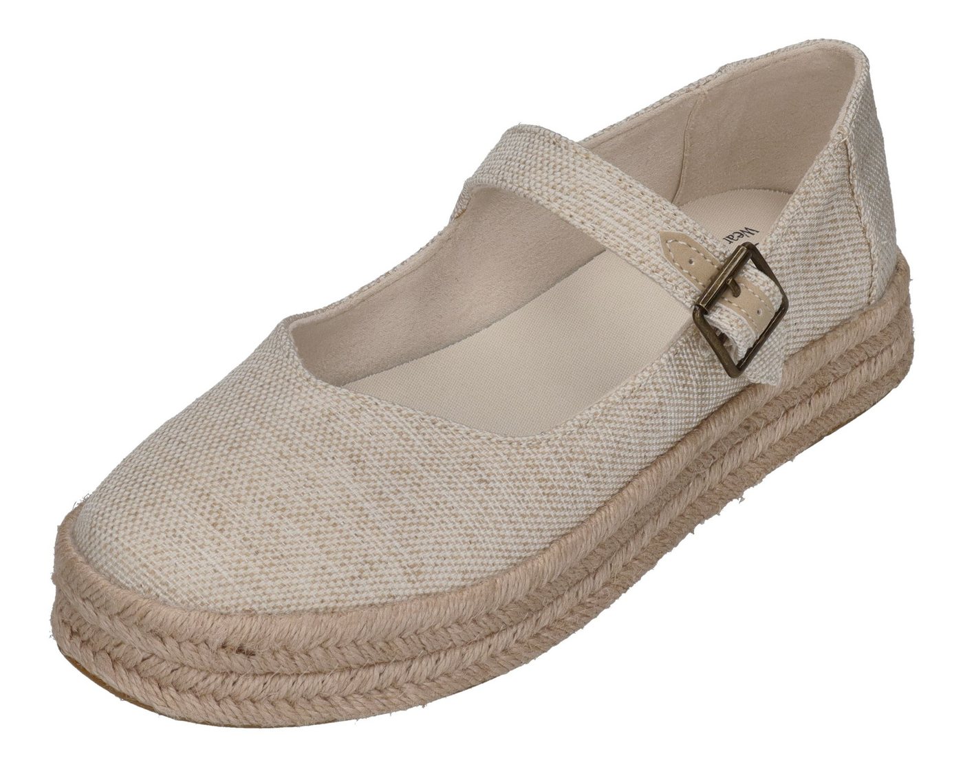 TOMS CAROLINA MARY JANE Espadrille Natural Yarn Dye