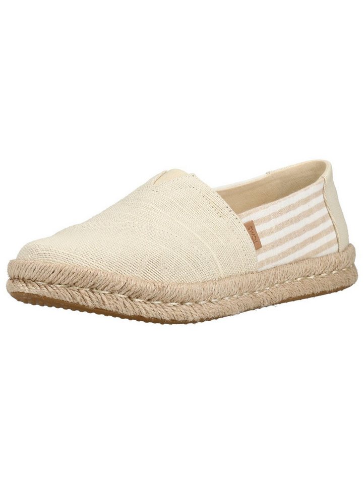 TOMS Halbschuhe Textil Espadrille (beige)