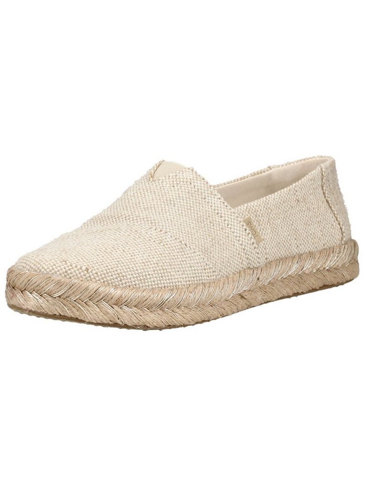 TOMS Halbschuhe Textil Espadrille (beige)