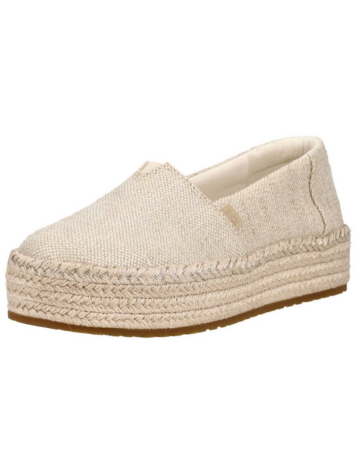TOMS Halbschuhe Textil Espadrille (beige)