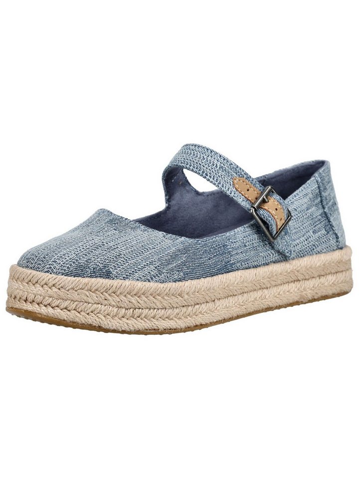 TOMS Halbschuhe Textil Espadrille (blau)