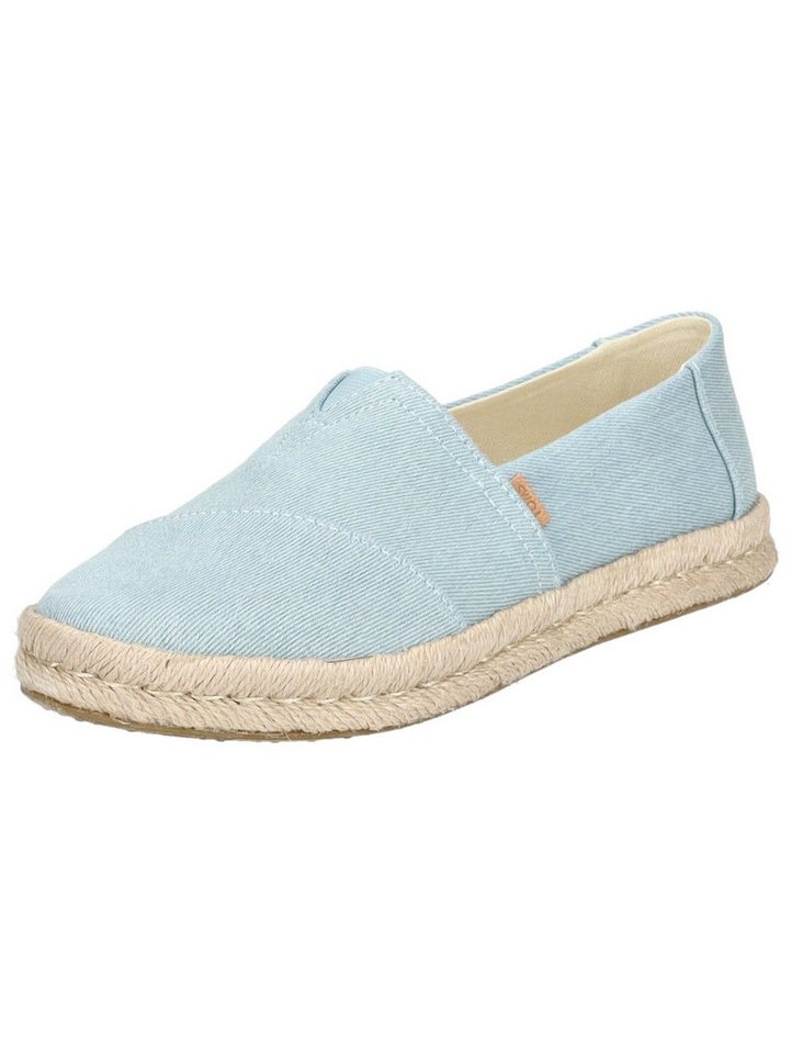 TOMS Halbschuhe Textil Espadrille (blau)